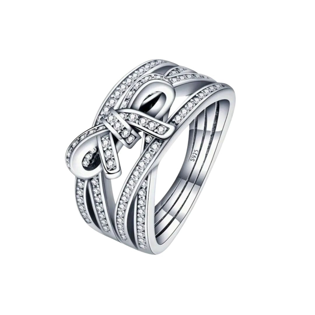 Lace Statement Ring 925 Silver