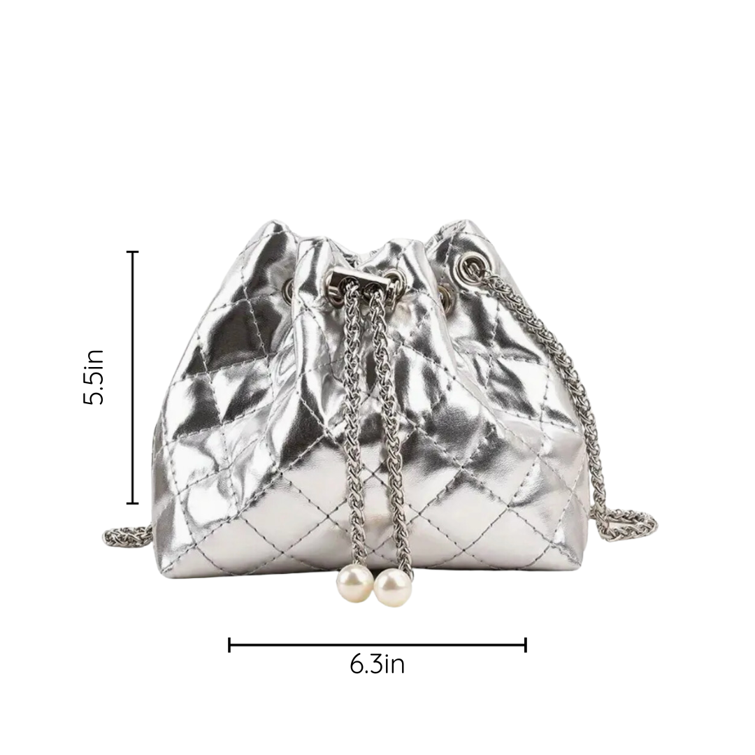 Mini Tiffany's Argyle Quilted Bucket Bag