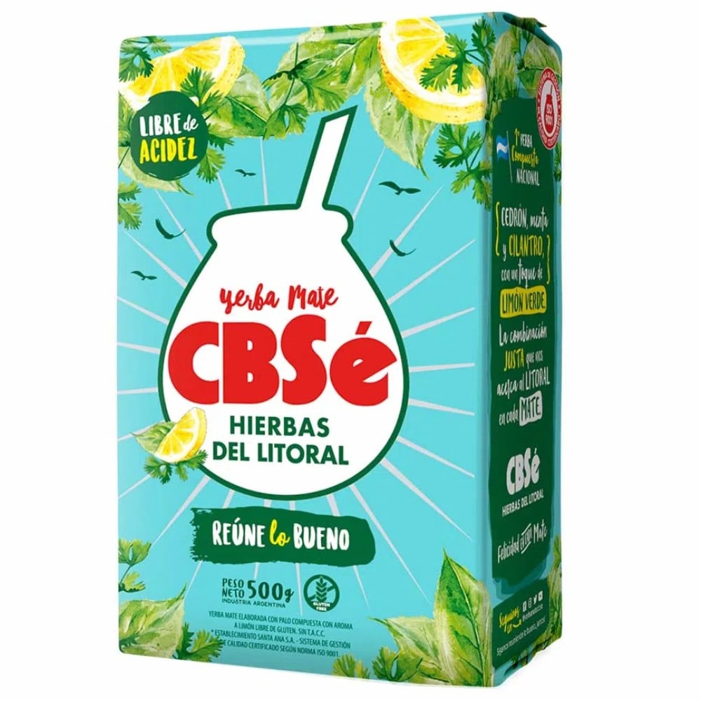 Yerba Mate CbSE HIERBAS DEL LITORAL (500gr)