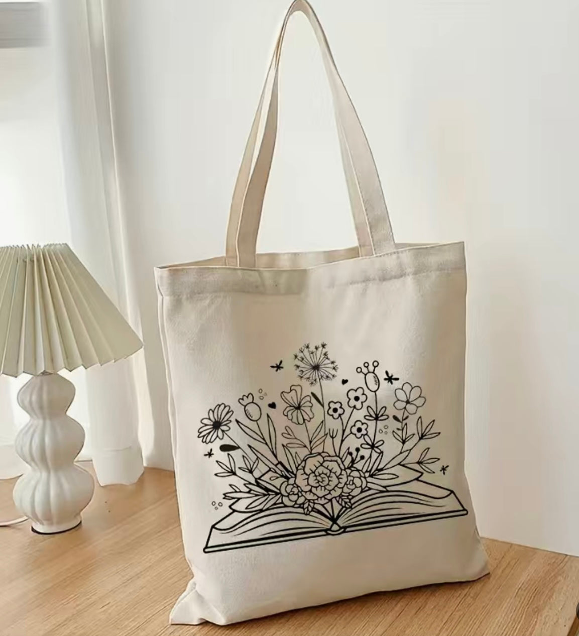 Wildflowers- Boho tote bag