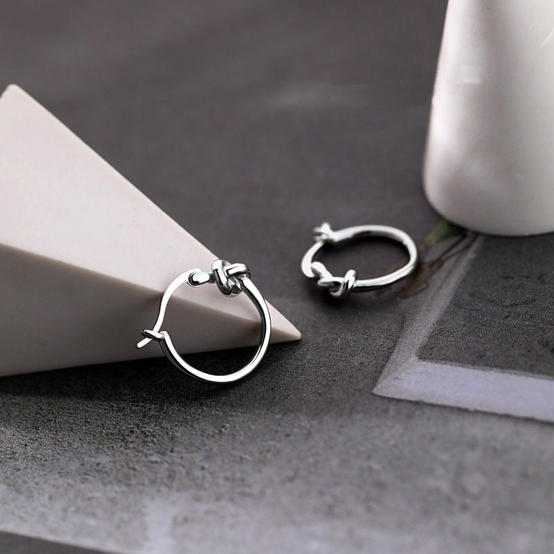 Numbers 23:19 - 925 Sterling Silver Needle Minimalist Fashion 24K Gold Earrings
