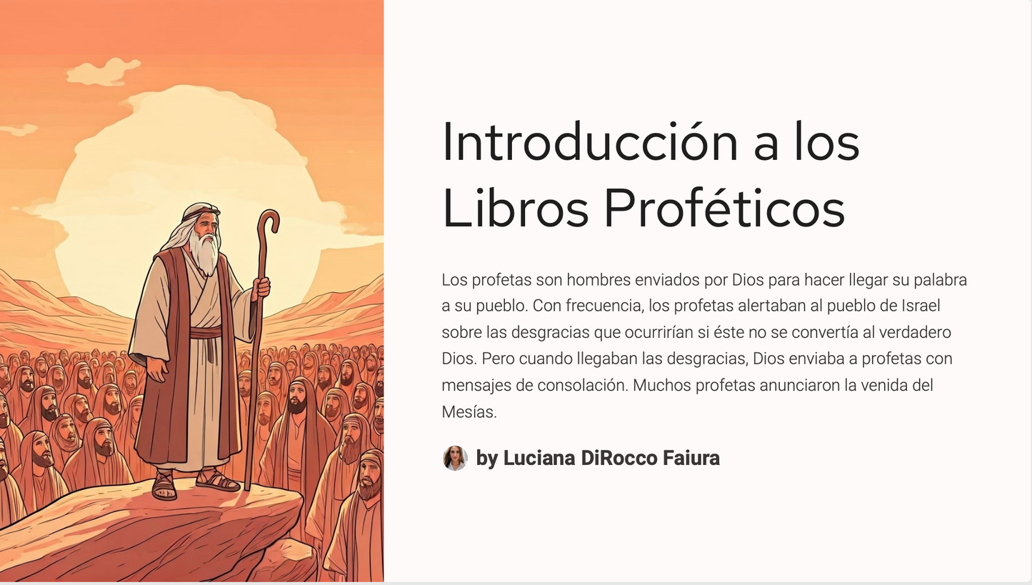 Viernes de Códigos | Libros Proféticos