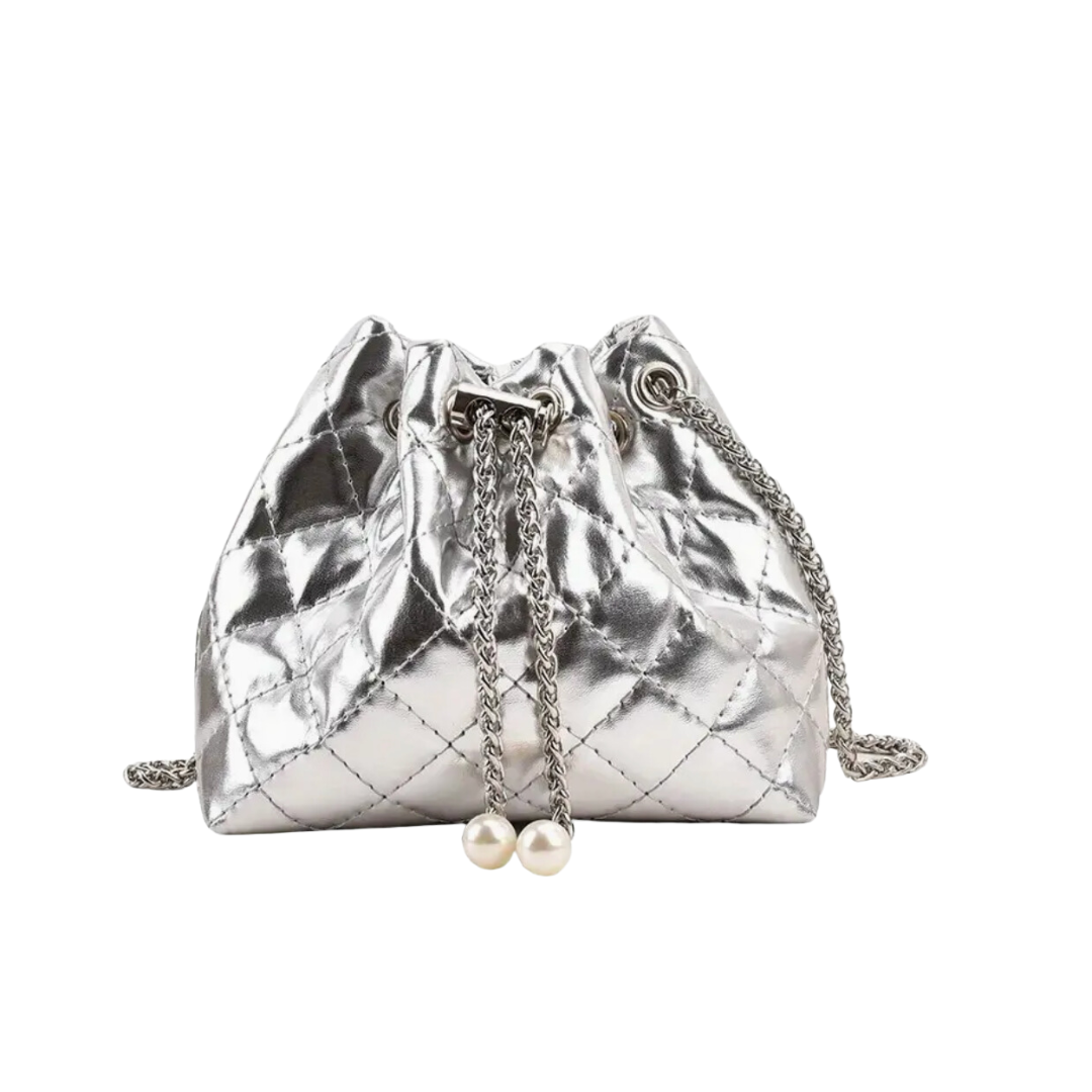 Mini Tiffany's Argyle Quilted Bucket Bag