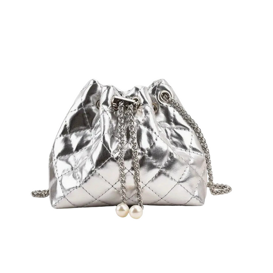 Mini Tiffany's Argyle Quilted Bucket Bag