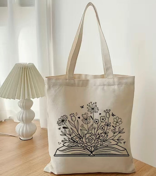 Wildflowers- Boho tote bag